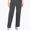 Bi-Stretch Straight Leg Pants in Color Grey Flannel | Jones New York