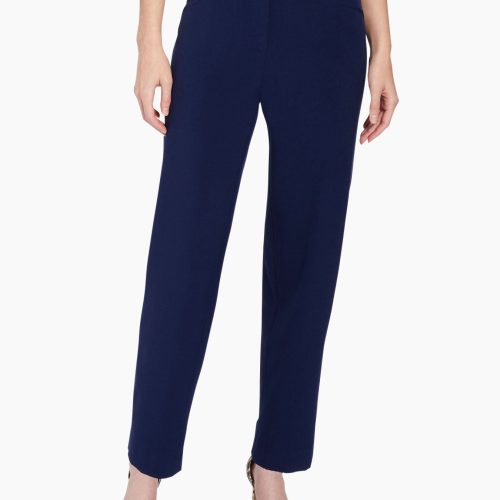 Bi-Stretch Straight Leg Pants in Color Navy | Jones New York