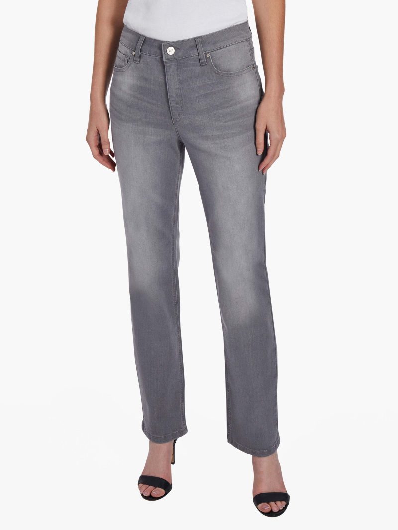 Lexington Straight Leg Jeans, Slater Wash in Color Slater Wash | Jones New York