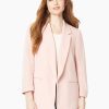 Notch Collar Rolled Cuff Bi-Stretch Blazer in Color Rose | Jones New York