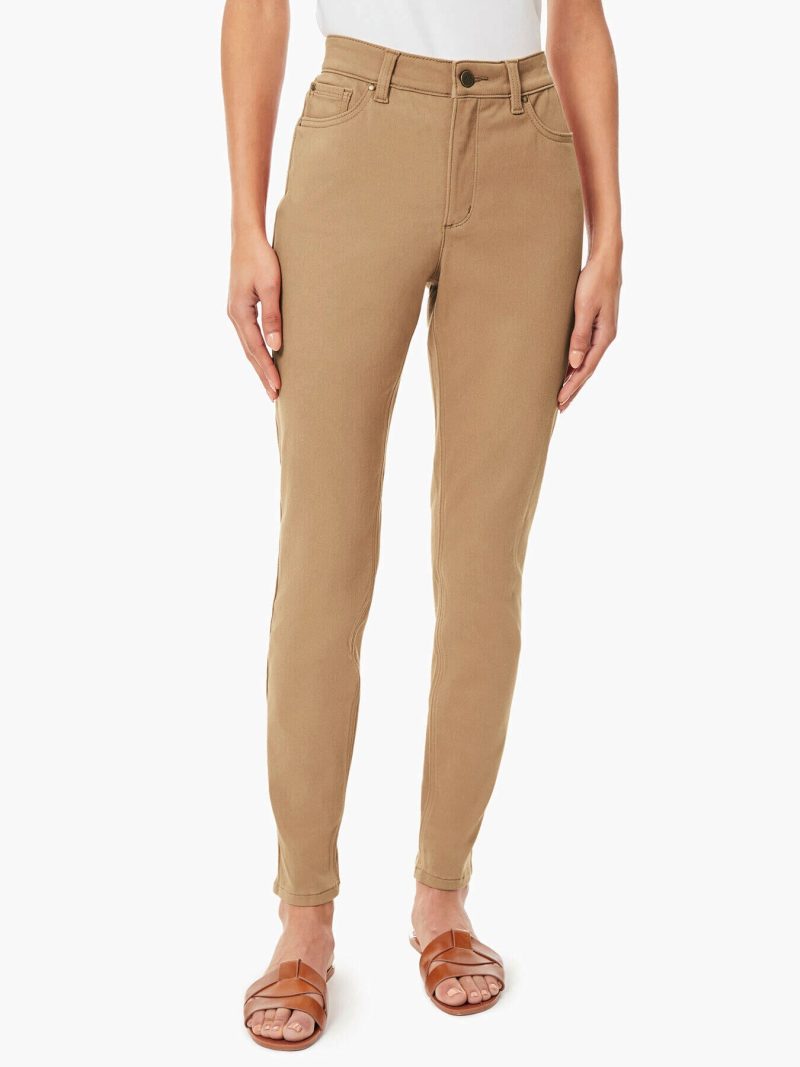 Lexington Cropped Skinny Jeans, Mocha Wash in Color Mocha Wash | Jones New York