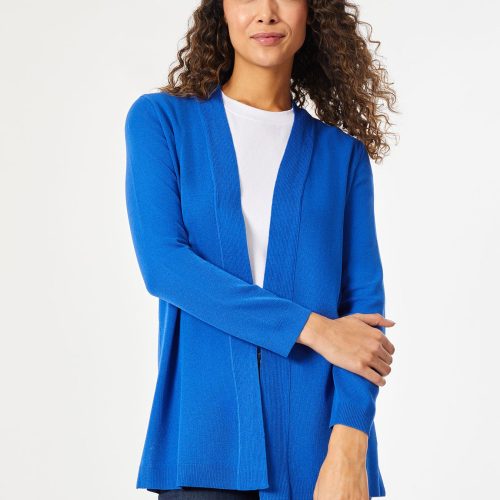 Icon Cardigan in the Color Lt Sapphire | Jones New York