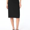 Bi-Stretch High-Rise Skirt in the Color Jones Black | Jones New York