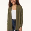 Icon Cardigan in the Color Jasper Green | Jones New York