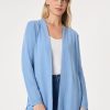 Open Front Icon Cardigan in the Color Bluebell | Jones New York