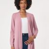 Open Front Icon Cardigan in the Color Marble Pink | Jones New York