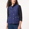 Quilted Puffer Vest in the Color Pacific Navy | Jones New York