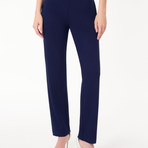 Pull-On Straight Leg Pant, Serenity Knit in the Color Pacific Navy | Jones New York