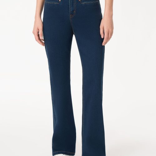 Petite Lexington Flare Jeans, West Point Wash in the Color West Point Wash | Jones New York