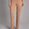 Petite Pull-On Boot Leg Pant, NYC Compression in the Color Praline | Jones New York