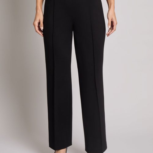 Pull-On Compression Pant in the Color Jones Black | Jones New York