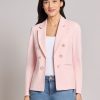 Faux Double Breasted Jacket in the Color Petal Pink | Jones New York