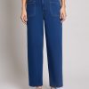 Petite Patch Pocket Wide Leg Denim, Phoenix Wash in the Color Phoenix Wash | Jones New York