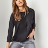 Seam Detail Dolman Tunic in Color Jones Black | Jones New York