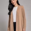 Open Front Icon Cardigan in the Color Praline | Jones New York